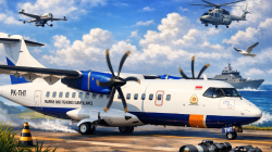 Titik Merah Terpantau dari Udara, Pencarian Pesawat ATR 42-500 Difokuskan di Puncak Bulusaraung