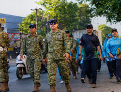 Jalan Santai Satukan Keluarga Besar Kodim Gowa