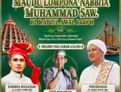 Habibna Makassar Ajak Warga Hadiri Maudu Lompona Nabitta 30 Agustus